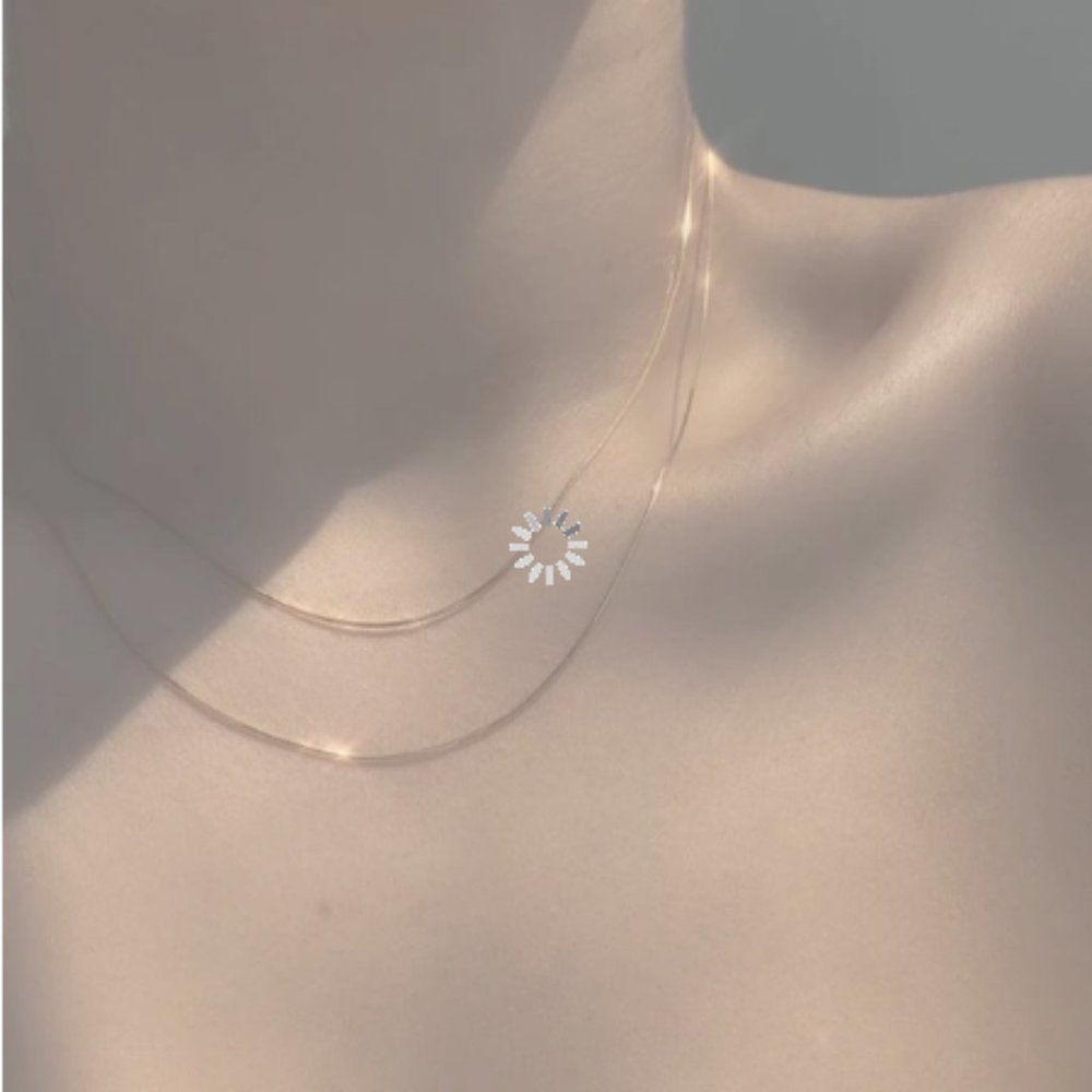 NEW 18K Gold Thin Snake Chain Necklace - Picture 2 of 2